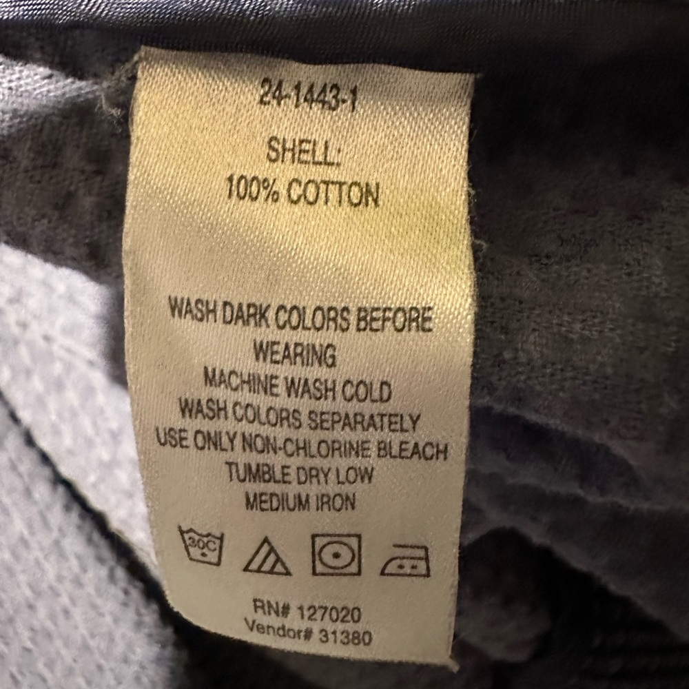 Corduroy Jacket Dark Blue Petite Medium - Picture 2 of 5